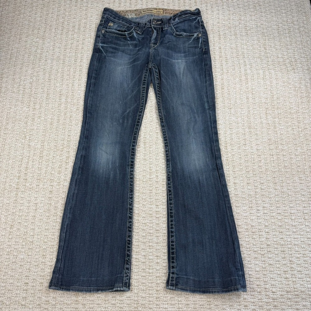 Big Star Women Jeans 27R Sweet Ultra Low Rise Bootcut Y2K Western Stretch Denim